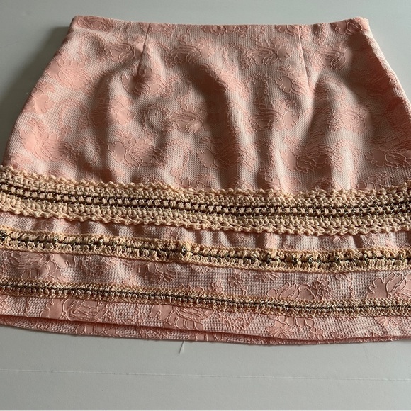 Potters Pink Lace Crochet Mini Skirt - Y2K Inspired, M - Picture 13 of 16